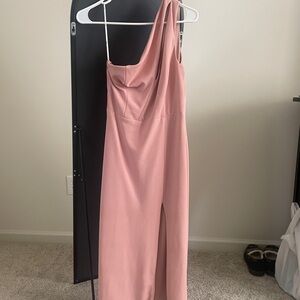 One-shoulder, formal dress